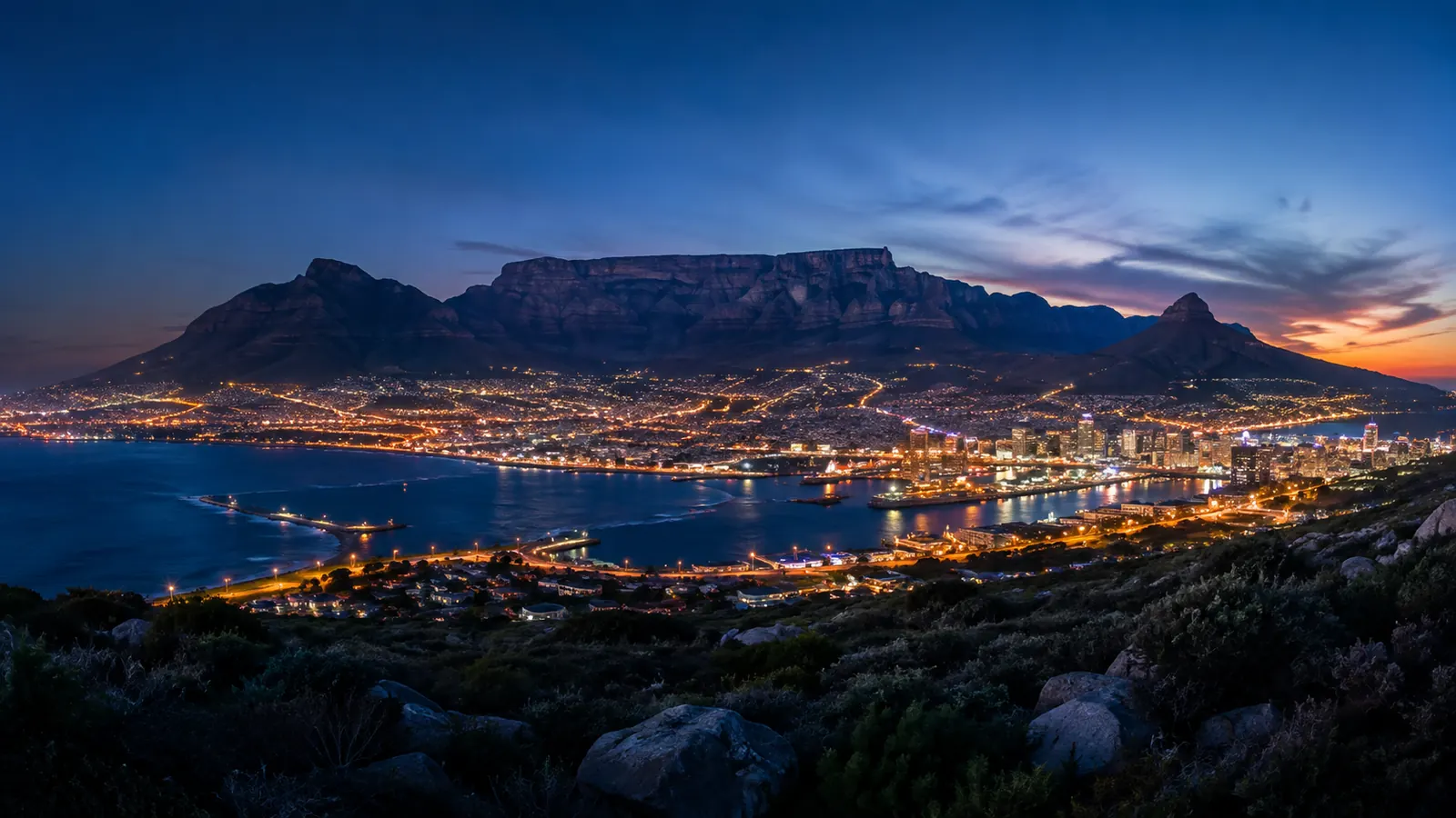 Cape Town and Table Mountain representing locally grounded SecureSpectrum guidance